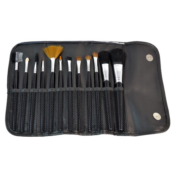 12-Pack Premium Makeup Brush Set For Blending Blush Concealer Eye Shadow - Picture 1 of 5